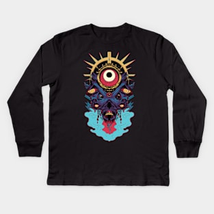 Ancient Deity Kids Long Sleeve T-Shirt